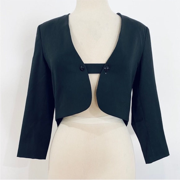 Rodebjer asymmetrical tuxedo cropped blazer NEW - Picture 2 of 13